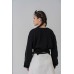 Drawstring Hem Long Sleeve Sweatshirt