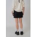 Two Button A-Line Skirt