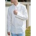 Long-sleeved shirt with chest pockets