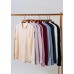 Solid Button Front Curved Hem Shirt