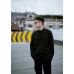 Solid Button Front Curved Hem Shirt