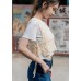 Knitted vest white top