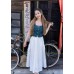 Denim sleeveless top
