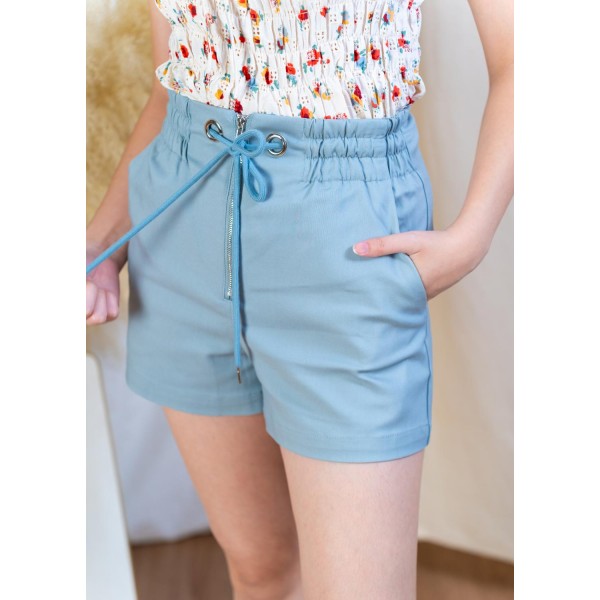 Stretch pants drawstring shorts