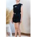 Stretch plastic casual shorts