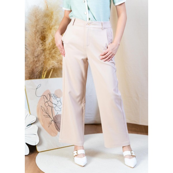 Straight-leg suit trousers