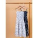 Stiletto strap floral dress