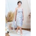 Stiletto strap floral dress