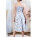 Stiletto strap floral dress