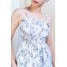 Stiletto strap floral dress