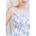 Stiletto strap floral dress