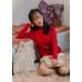 Turtleneck knitted top