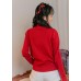 Turtleneck knitted top