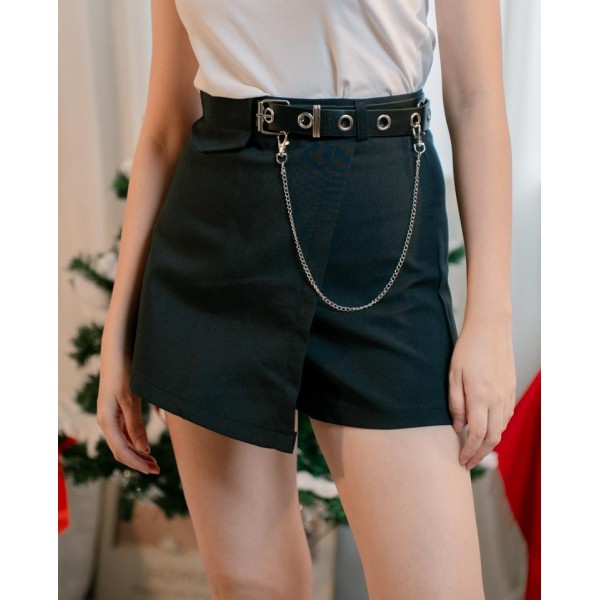 High-waisted skort