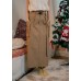 Cargo maxi skirt with double pockets