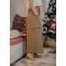 Cargo maxi skirt with double pockets