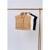 Sleeveless double-pocket button-open top