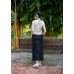 Long skirt with slit 