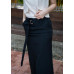 Long skirt with slit 