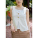 Double-button vest jacket