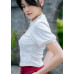 Solid puff sleeve top