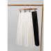 Punk pleated maxi dress