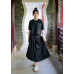 Punk pleated maxi dress