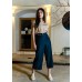 Elastic pants at the back with chain