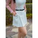 Short pleated skirt