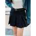 Short pleated skirt
