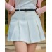 Short pleated skirt