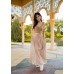 Long skirt with pleated style