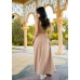Long skirt with pleated style