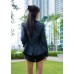 Single Breasted One Button Shawl Lapel