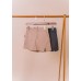 Single Button Closure Zipper Fly Mini Skirt 