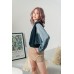 Single Button Closure Zipper Fly Mini Skirt 
