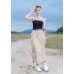 Elasticated Back Waist Long Skirt with 2 Side Pockets