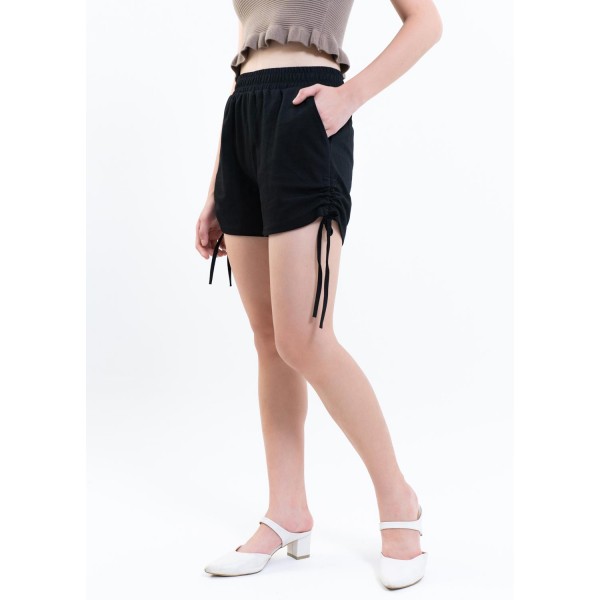 Fully Elasticated Shorts with Drawstring Hem Design