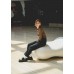 Hidden Button Placket Long Sleeves Collar Shirt