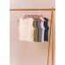 Cropped Length Round Neck Singlet