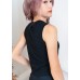 Cropped Length Round Neck Singlet