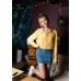 Full Zipper Long Sleeves Blouse with Collar