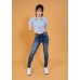 Zip Front Short Sleeves Top