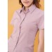 Short Sleeves Collar Shirt with Front and Black Darts