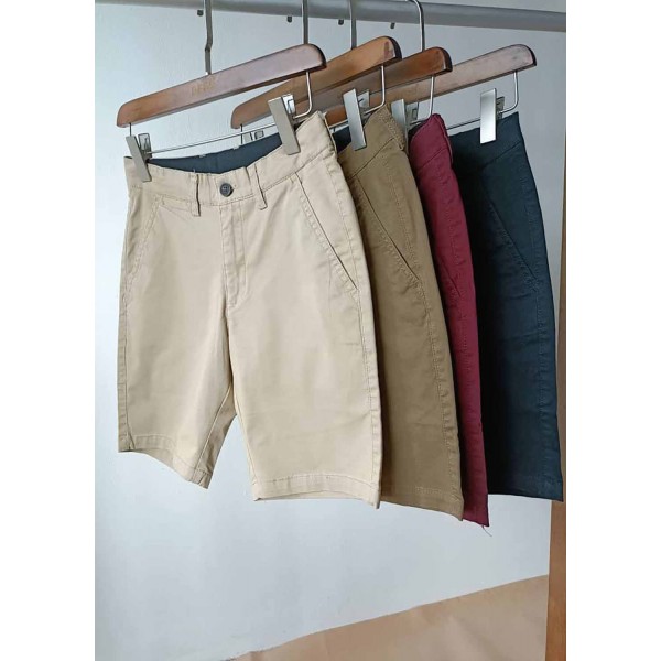 Men Slim Fit Pockets Shorts